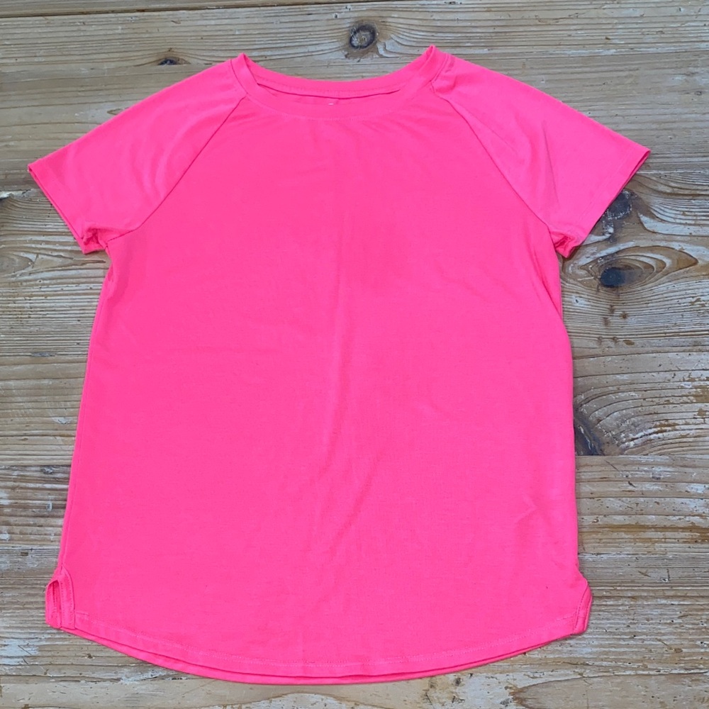 Athletic Works Women's Hot Pink Short Sleeve Tee